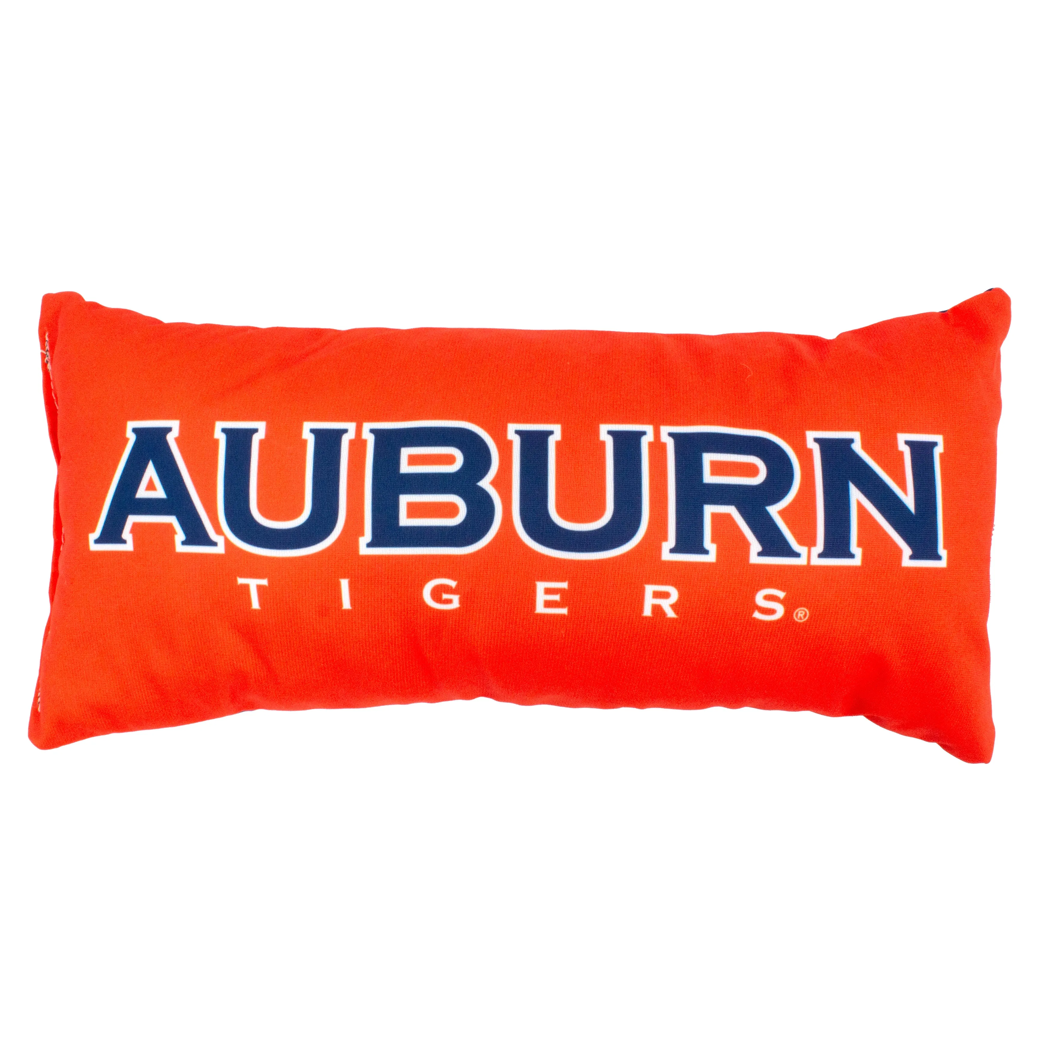 Auburn Tigers 2 Sided Bolster Travel Pillow, 16" x 8", Made in the USA