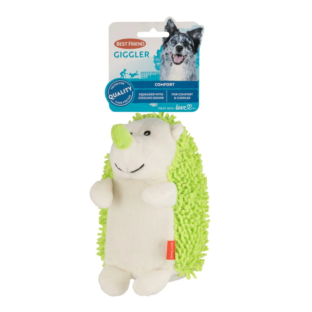 Best Friend Giggler dog plush toy, colour assortment