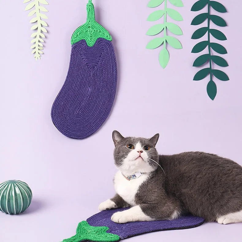 Cauli Eggplant Cat Scratching Pad | Durable & Attractive Scratcher