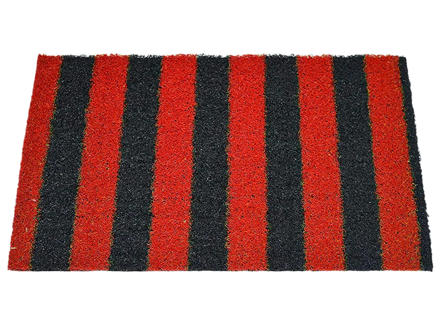 Heart Home Rubber Strips Design Door Mat for Porch/Kitchen/Bathroom/Laundry Room, 24"x36" (Red) 54HH3999.