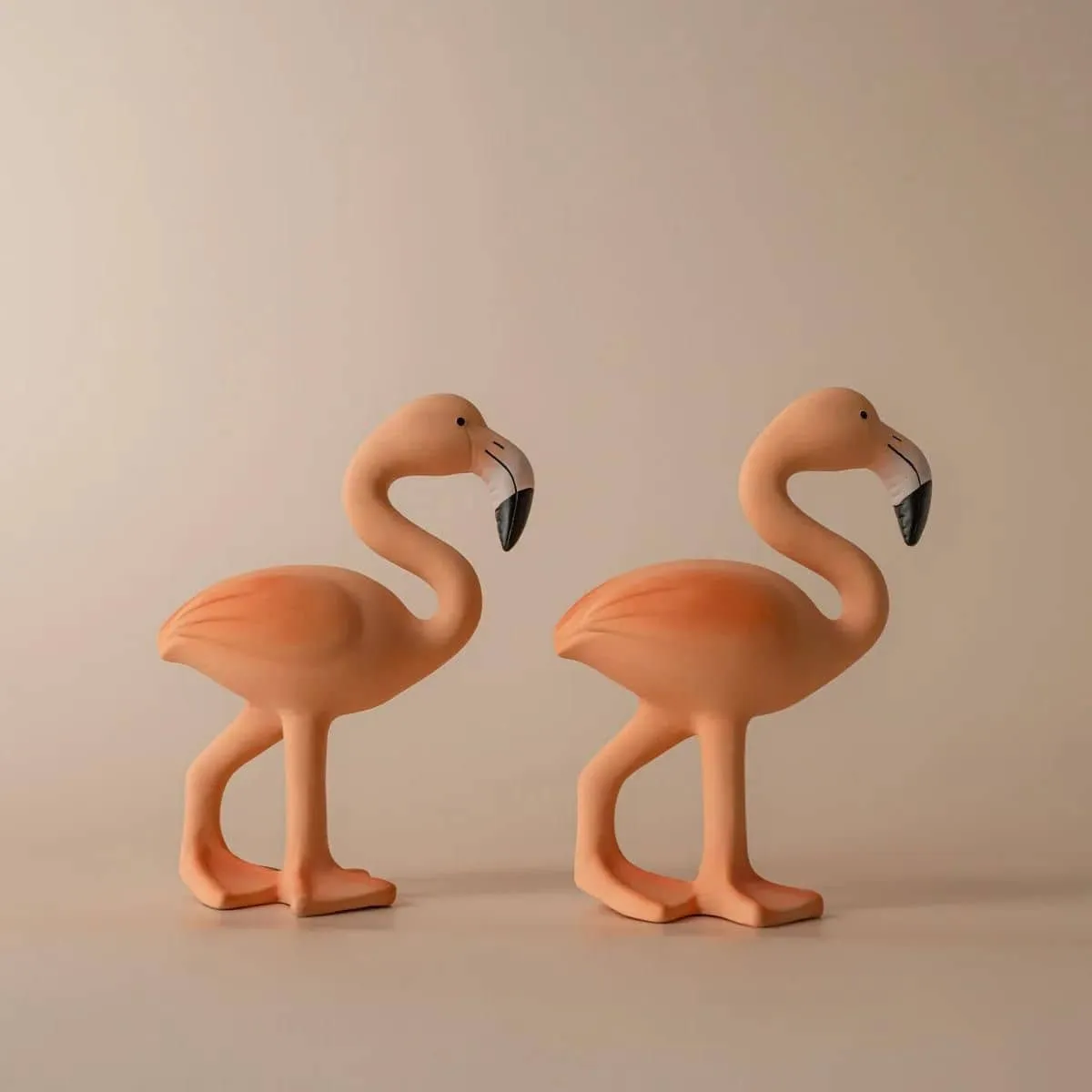 Lingo the Flamingo - Natural Rubber Teether
