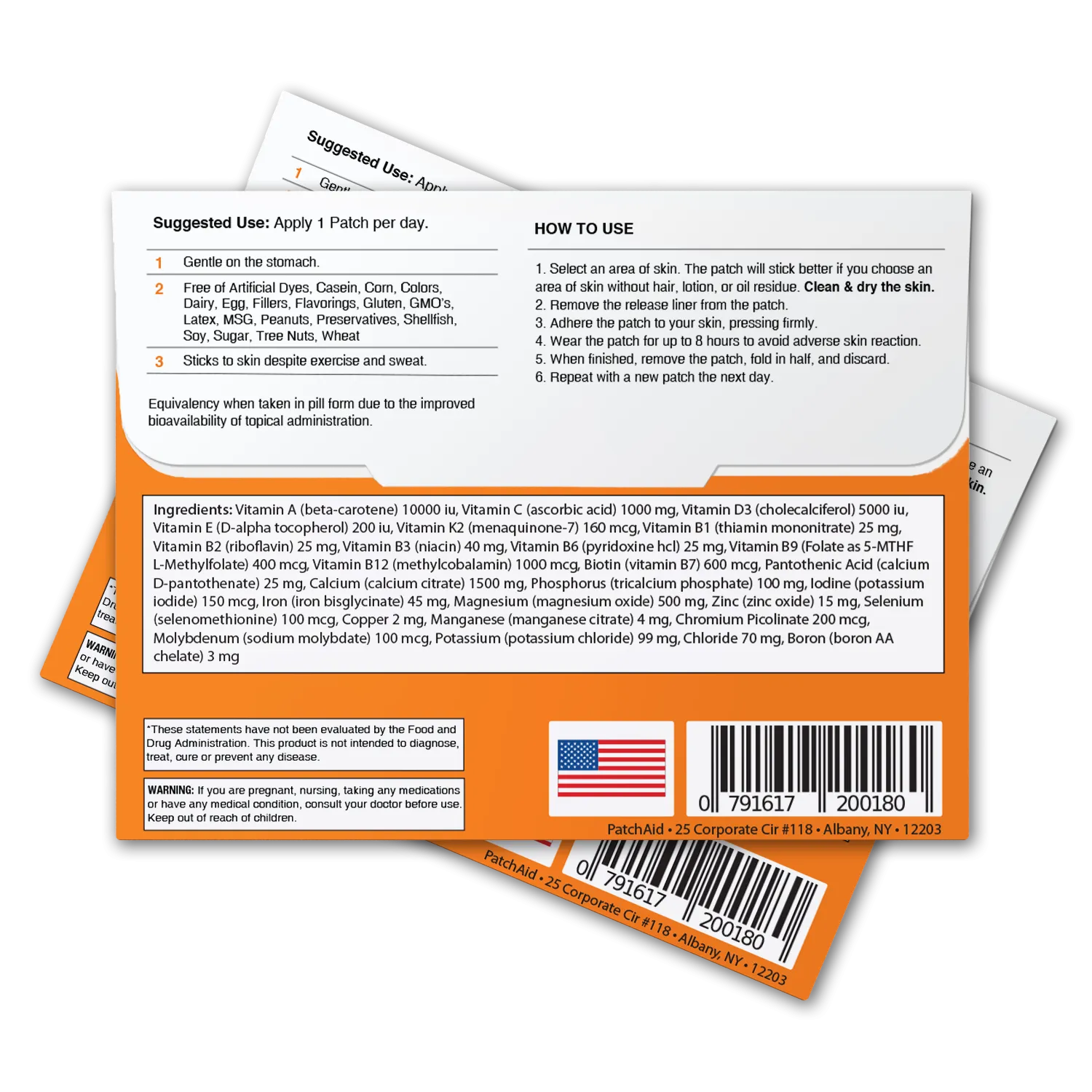 MultiVitamin Plus Patch - Daily Vitamins & Mineral Support