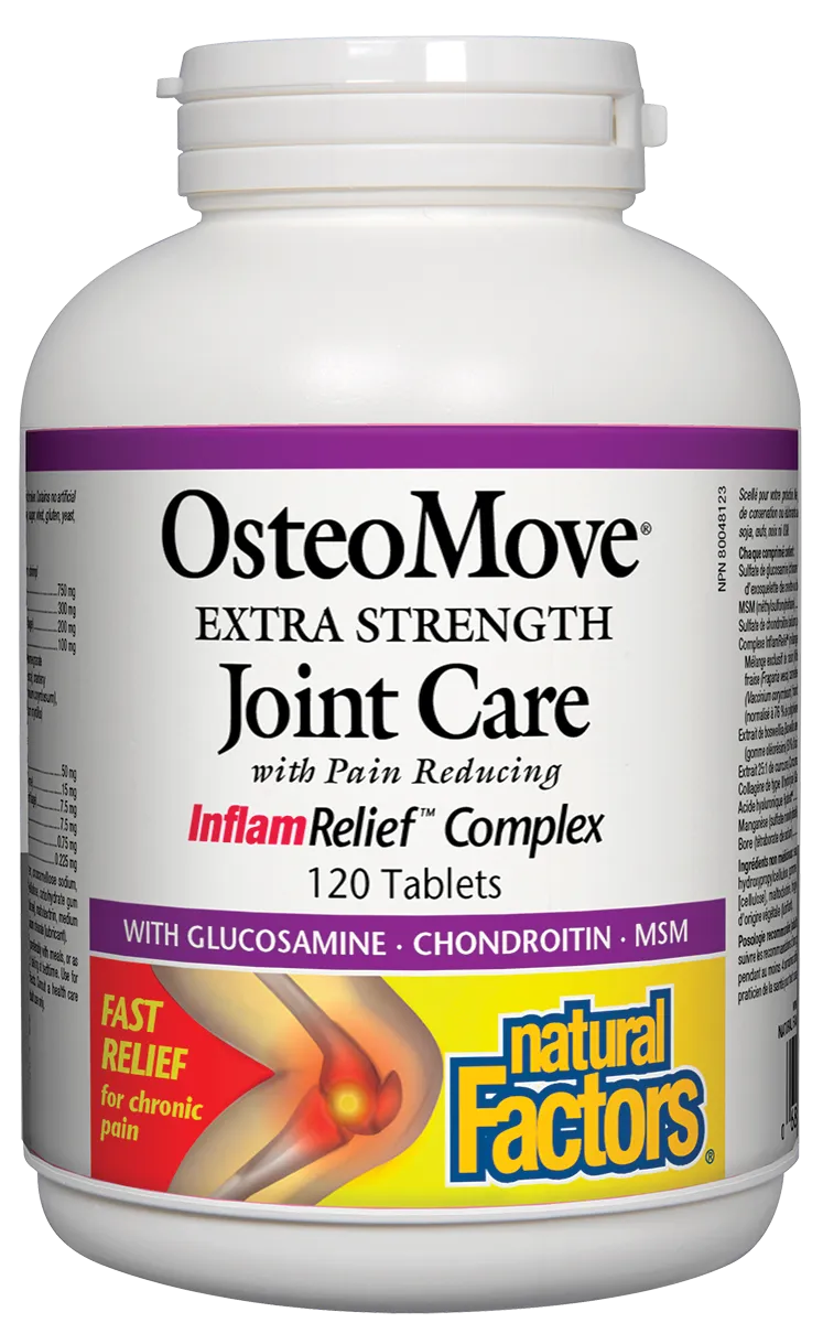 Natural Factors OsteoMove Extra Strength Joint Care (120 Tablets)