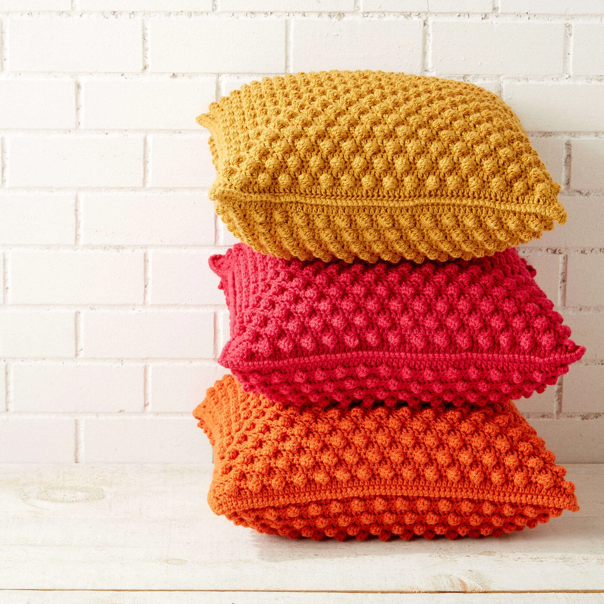 Patons Crochet Bobble-licious Pillows