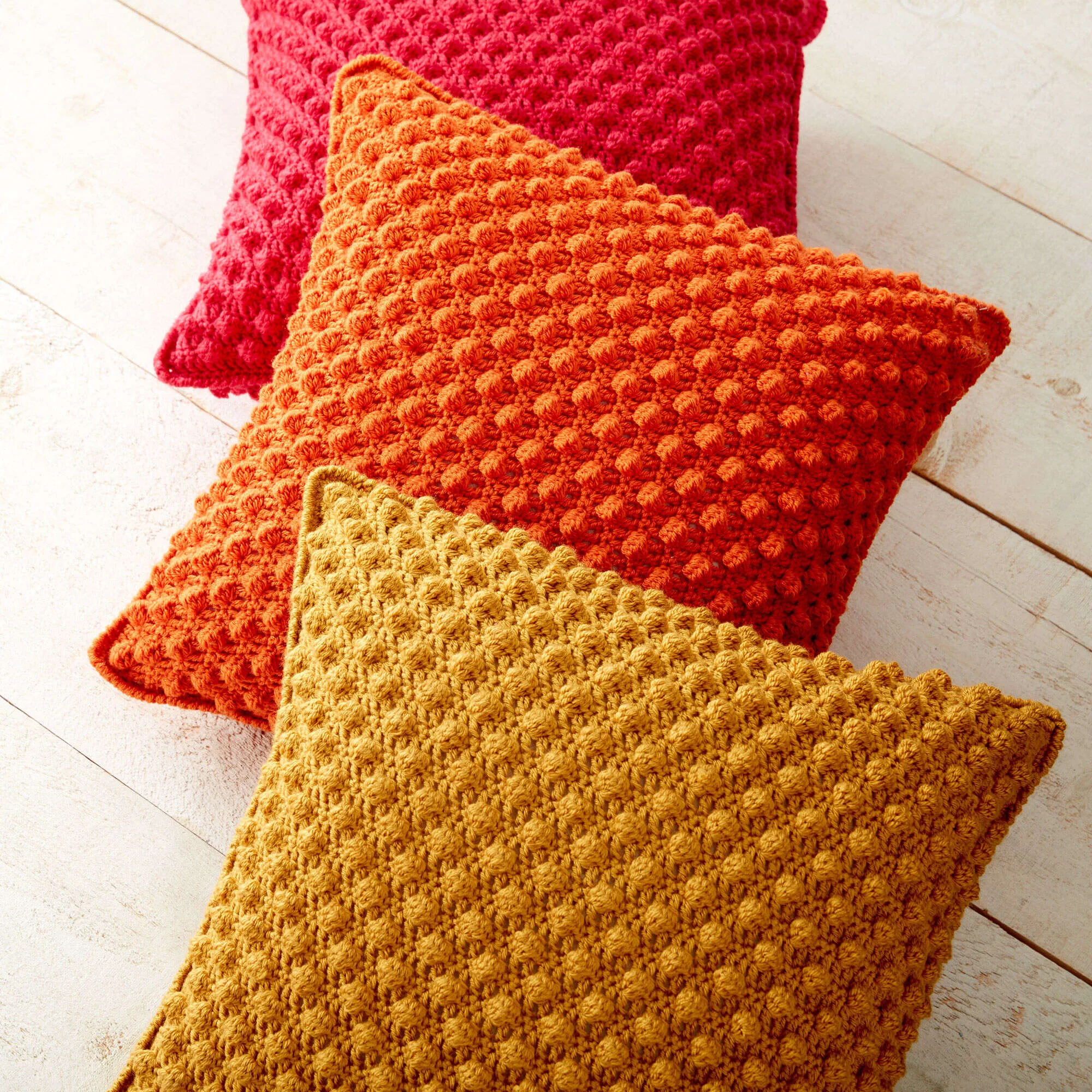 Patons Crochet Bobble-licious Pillows