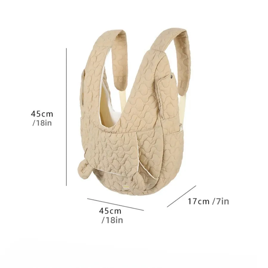 Pet Carrier Bag | Extra Large Capacity Chest Backpack | Waterproof and Wind Resistant Outdoor Bag for Dogs and Cats | Portable Pet Bag | Alo Trendy