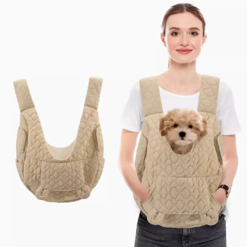 Pet Carrier Bag | Extra Large Capacity Chest Backpack | Waterproof and Wind Resistant Outdoor Bag for Dogs and Cats | Portable Pet Bag | Alo Trendy