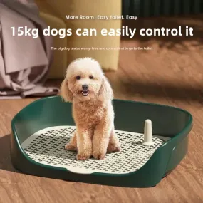Portable Dog Toilet – Anti-Splash Pet Potty Pan Trainer for Puppies & Kittens