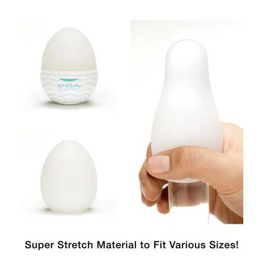 Tenga Easy Beat Original Egg 6 Pack Masturbator Set | Disposable Stroker Sleeves