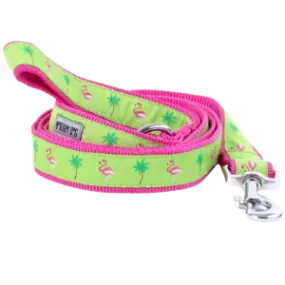 The Worthy Dog Flamingos Dog Lead