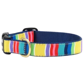 Up Country Colorful Stripe Dog Collar