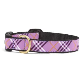 Up Country Lavender Lattice Dog Collar
