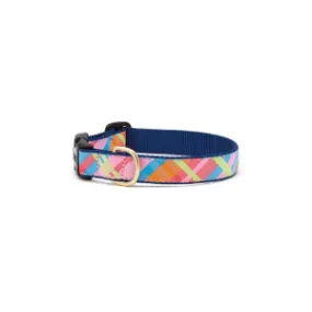 Up Country Pink Madras Dog Collar